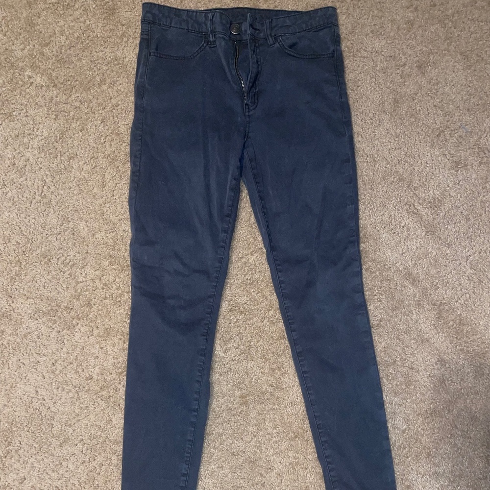 Black American Eagle Skinny Jeans
